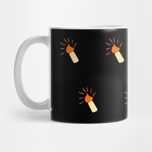 Candle, light, heat, holiday, lighting, fire Mug